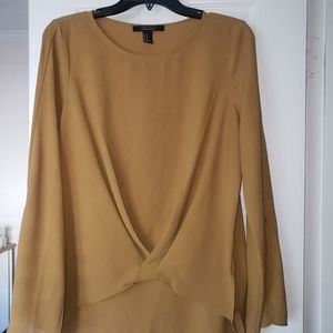 Mustard yellow blouse